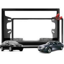 Moldura Tela Central 2din Multimidia Dvd Mp5 Tv Som Universal 6.1 6.2 6.8 e 7 polegadas - Vw Bora
