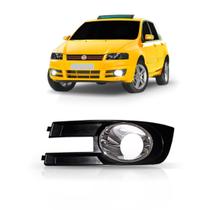 Moldura Tela Farol De Milha Stilo 2005 2009 Aro Cromado Moldura Tela Farol De Milha Stilo 2005 2009 Aro Cromado
