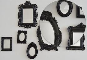 Molduras 8 Resinas Espelho Vintage Parede Provençal D119