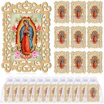 Molduras de madeira Nossa Senhora de Guadalupe 12 peças Quelay Molduras de madeira Nossa Senhora de Guadalupe 12 peças Quelay