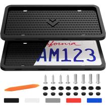 Molduras de matrícula Aujen Silicone para carro padrão dos EUA (2 unidades)