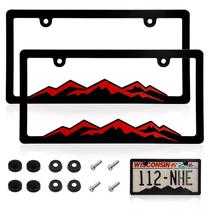 Molduras de matrícula XCLPF Mountain Style 31x16cm, pacote com 2