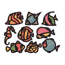 Molduras de Vitral Roylco 20x25 cm Peixes Tropicais 24 unidades Molduras de Vitral Roylco 20x25 cm Peixes Tropicais 24 unidades