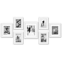 Molduras para fotos Americanflat, conjunto de 7 vidros Shatter White