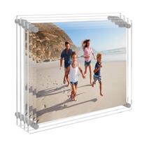 Molduras para fotos de acrílico AITEE 8x10, pacote com 4, transparente, sem moldura