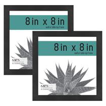 Molduras para fotos MCS Gallery Essential 20x20cm pretas, pacote com 2 Molduras para fotos MCS Gallery Essential 20x20cm pretas, pacote com 2