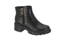 Moleca Boot Fem Ad 5338.109 Preto