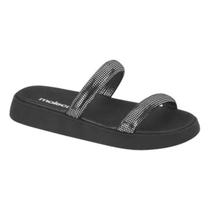 Moleca - Papete Com Cabedal Brilhante Ref.: 5507.101 - 01 Par