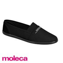 Moleca Sapatilha De Pano Ref.520.59 - Preto