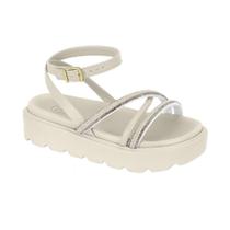 Molekinha Sandalia Napa Turim Firenze Off White