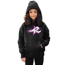 Molenton Infantil Preto Novo Elemento Emilly Vick Dos Rosas