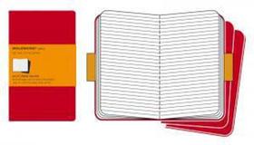Moleskine Cahier Journals Red Ruled L 13x21cm 1014 - LC