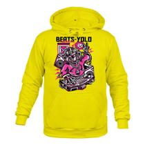 Moletom 100% Algodão Flanelado Yolo