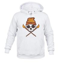 Moletom 100% Algodão Quente Caveira Vasoura