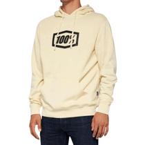 Moletom 100% icon pullover areia Moletom 100% icon pullover areia