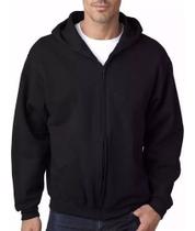 Moletom Aberto Com Ziper Liso Capuz Bolso Blusa Frio Moleton Moletom Aberto Com Ziper Liso Capuz Bolso Blusa Frio Moleton