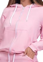 Moletom Aberto KRN Shoes Liso com Ziper Punhos Bolsos e Capuz Ajustavel Moletom Aberto KRN Shoes Liso com Ziper Punhos Bolsos e Capuz Ajustavel