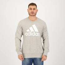 Moletom Adidas Big Logo Cinza