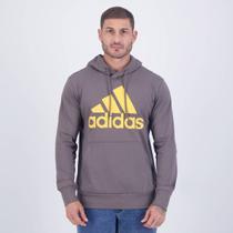 Moletom Adidas Big Logo Com Capuz Cinza