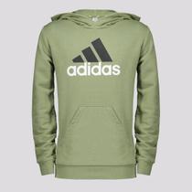 Moletom Adidas Big Logo com Capuz Juvenil Verde