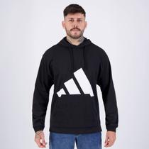 Moletom Adidas Big Logo com Capuz Preto Moletom Adidas Big Logo com Capuz Preto