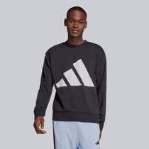 Moletom Adidas Big Logo Preto e Branco Moletom Adidas Big Logo Preto e Branco