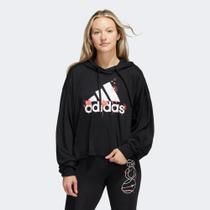 blusa de moletom da adidas feminina