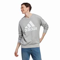 Moletom Adidas Essencials Big Logo Masculino Cinza