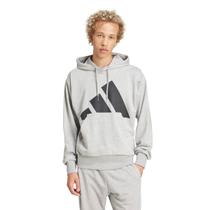 Moletom Adidas Essentials Big Logo Cor: Cinza E Preto - Tamanho: G
