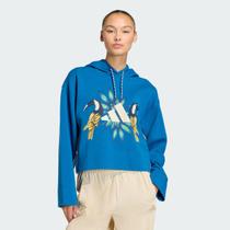 Moletom Adidas Farm Oversized Feminino Azul Moletom Adidas Farm Oversized Feminino Azul