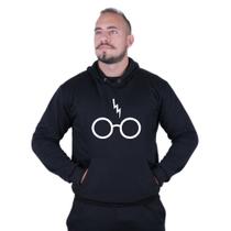 Moletom Adulto Harry Potter óculos Personalizados Moletom Adulto Harry Potter óculos Personalizados