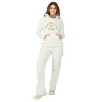 Moletom Aeropostale Fechado Creme Feminino