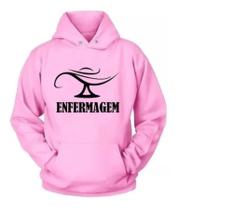 Moletom Agasalho Casaco Blusa Faculdade Enfermagem Saude