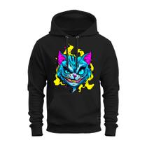 Moletom Algodão Canguru Inverno Premium Estampado Gato Olhar