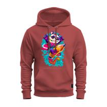 Moletom Algodão Canguru Inverno Premium Estampado Lapis Surf