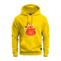 Moletom Algodão Canguru Inverno Premium Estampado Tigrinho Rouba seu Money