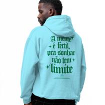 Moletom Algodão Com Capuz Abstract A mente é Fertil