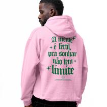 Moletom Algodão Com Capuz Abstract A mente é Fertil