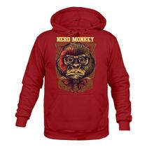 Moletom Algodão Flanelado Nerd monkei