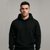 Moletom algodão liso flanelado blusa premium
