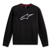 Moletom Alpinestars Ageless Crew Fleece Preto Cinza