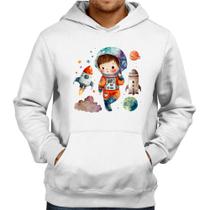 Moletom Astronauta Criança e Foguetes - Foca na Moda
