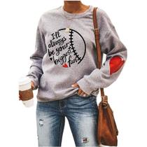 Moletom ATACT Love Heart Baseball para mulheres