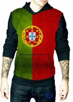 Moletom Bandeira Portugal masculino blusa Adulto