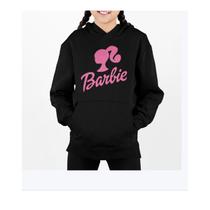 Moletom Barbie Silhouette e Phrase The Film Print