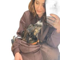 Moletom Basic Felpado Pet - Marrom - 2Gg Moletom Basic Felpado Pet - Marrom - 2Gg