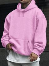 Moletom Basico Liso Casual Masculino Blusa De Inverno Promo