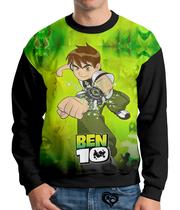 Moletom Ben 10 Infantil UNISSEX Desenho Herois Casaco Blusa