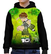 Moletom Ben 10 Infantil UNISSEX Herois Desenho Blusa canguru