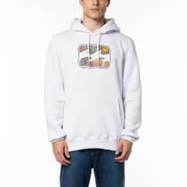 Moletom Billabong Canguru Crayon Wave 305G WT24 Branco Moletom Billabong Canguru Crayon Wave 305G WT24 Branco